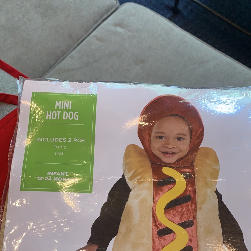 NWT 12-24M hotdog costume 🌭